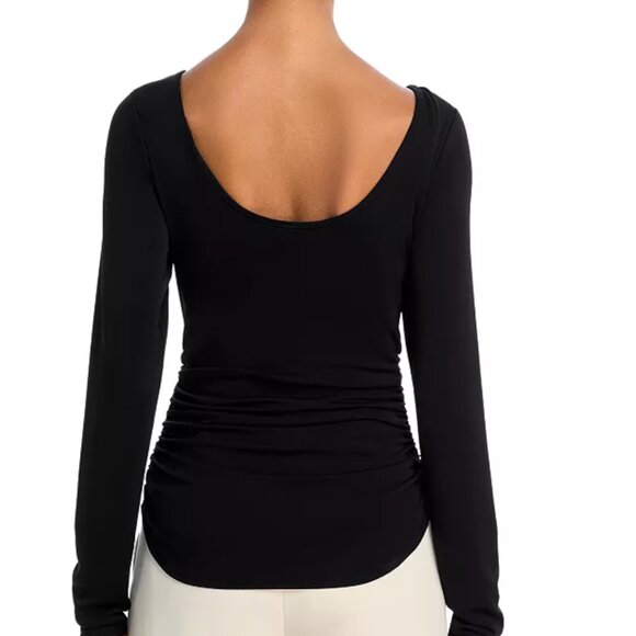 Cinq à Sept Cherise Ruched Long-Sleeve Top - Picture 3 of 8